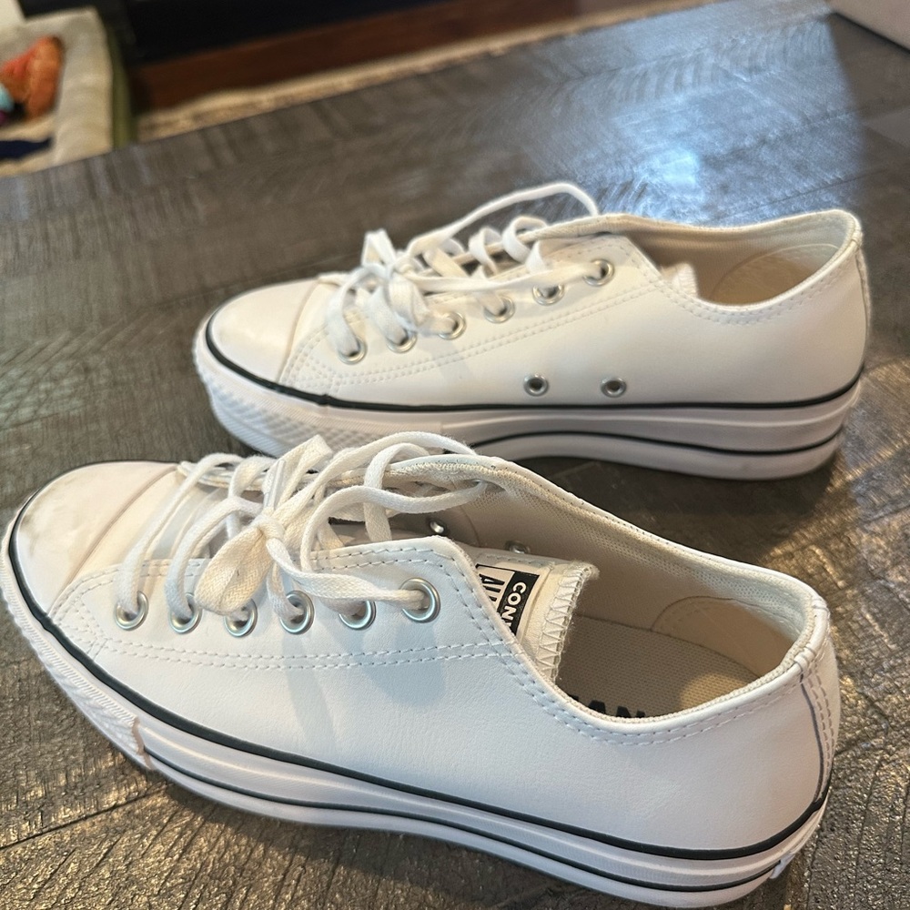 Converse Classic White Canvas Sneakers